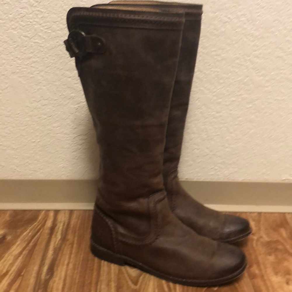 Frye riding leather boots